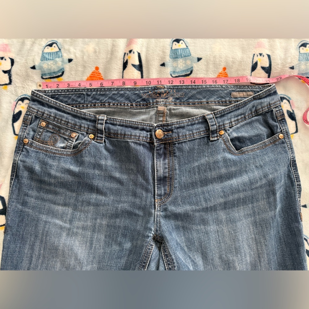 Seven7 Women's Blue Boot Cut Jeans